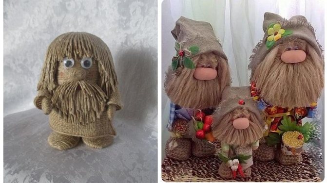 Из мешковины